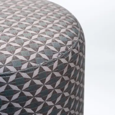 Outdoor Fabric Sunbrella Footstool - Mosaic