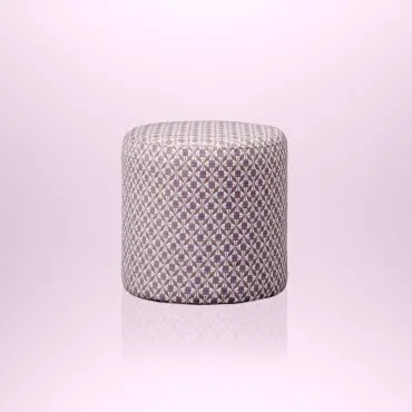 Outdoor Fabric Sunbrella Footstool - Mosaic