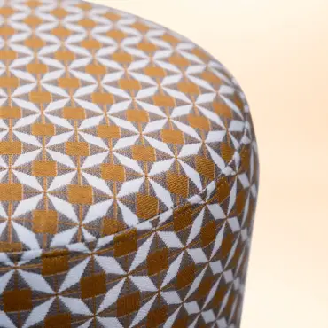 Outdoor Fabric Sunbrella Footstool - Mosaic