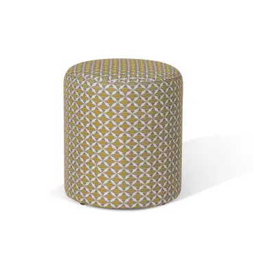 Outdoor Fabric Sunbrella Footstool - Mosaic