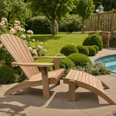 Adirondack Chair & Footstool