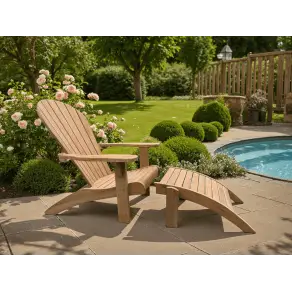Adirondack Chair & Footstool