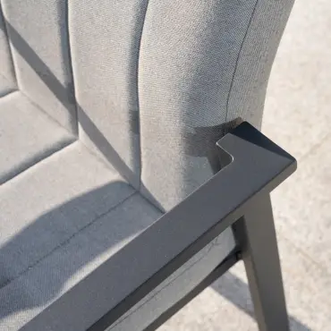 Ralph 6 Seat Fabric Aluminium High Dining