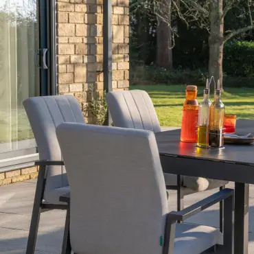 Ralph 6 Seat Fabric Aluminium High Dining