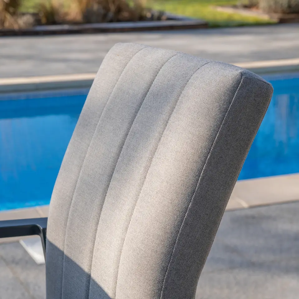 Ralph 6 Seat Fabric Aluminium High Dining