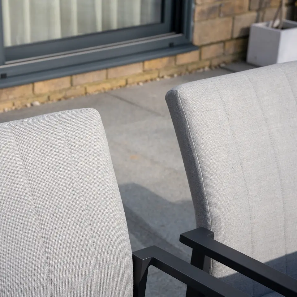 Ralph 6 Seat Fabric Aluminium High Dining