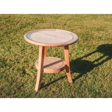 Half moon side table round