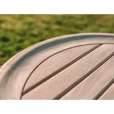 Half moon side table round