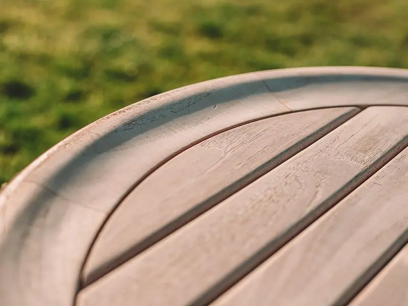 Half moon side table round