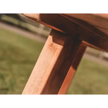 Half moon side table round