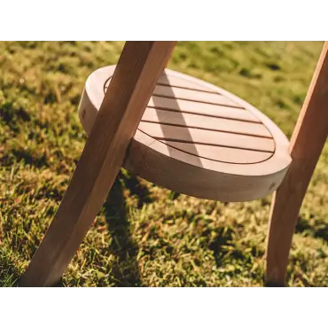 Half moon side table round