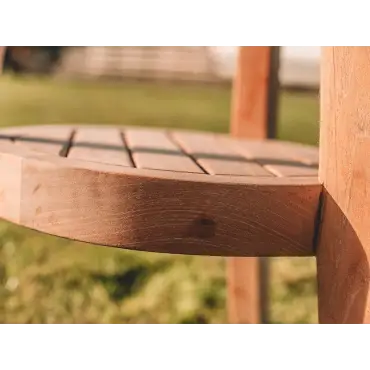 Half moon side table round