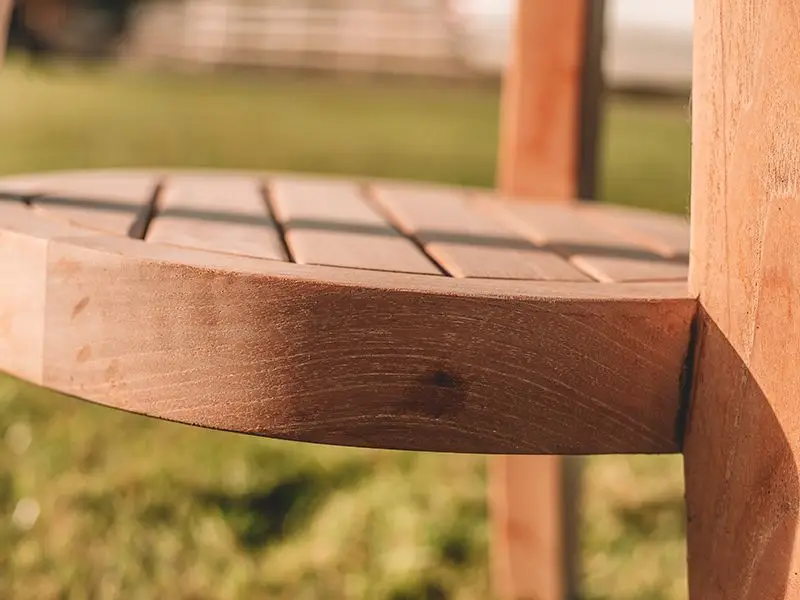 Half moon side table round
