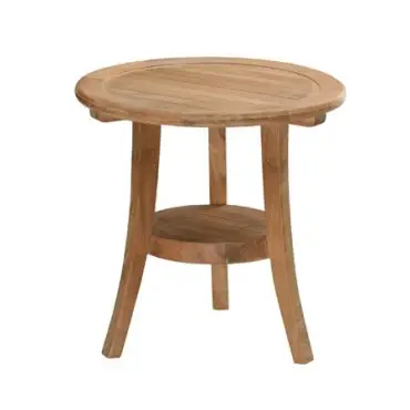 Half moon side table round