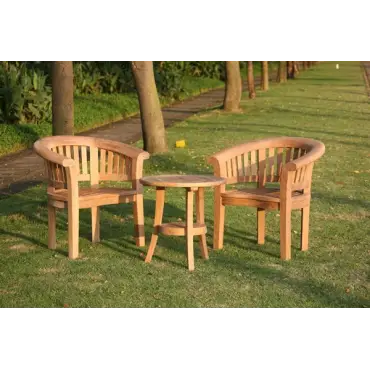 Half moon side table round