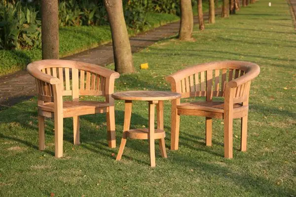 Half moon side table round