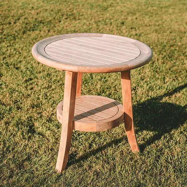 Half moon side table round