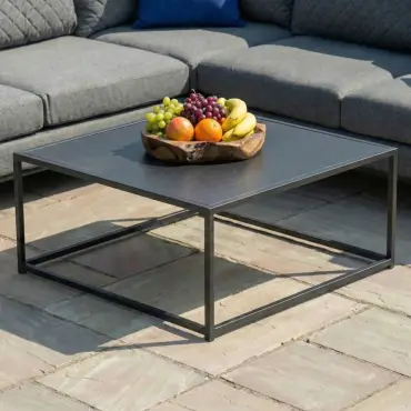 Eclipse Deluxe Fabric Aluminium Corner Sofa Set