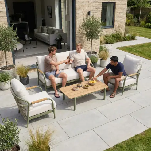 Ashley 3 Seater Sofa Set - Rectangular Coffee Table Ashley 3 Seater Sofa Set - Rectangular Coffee Table