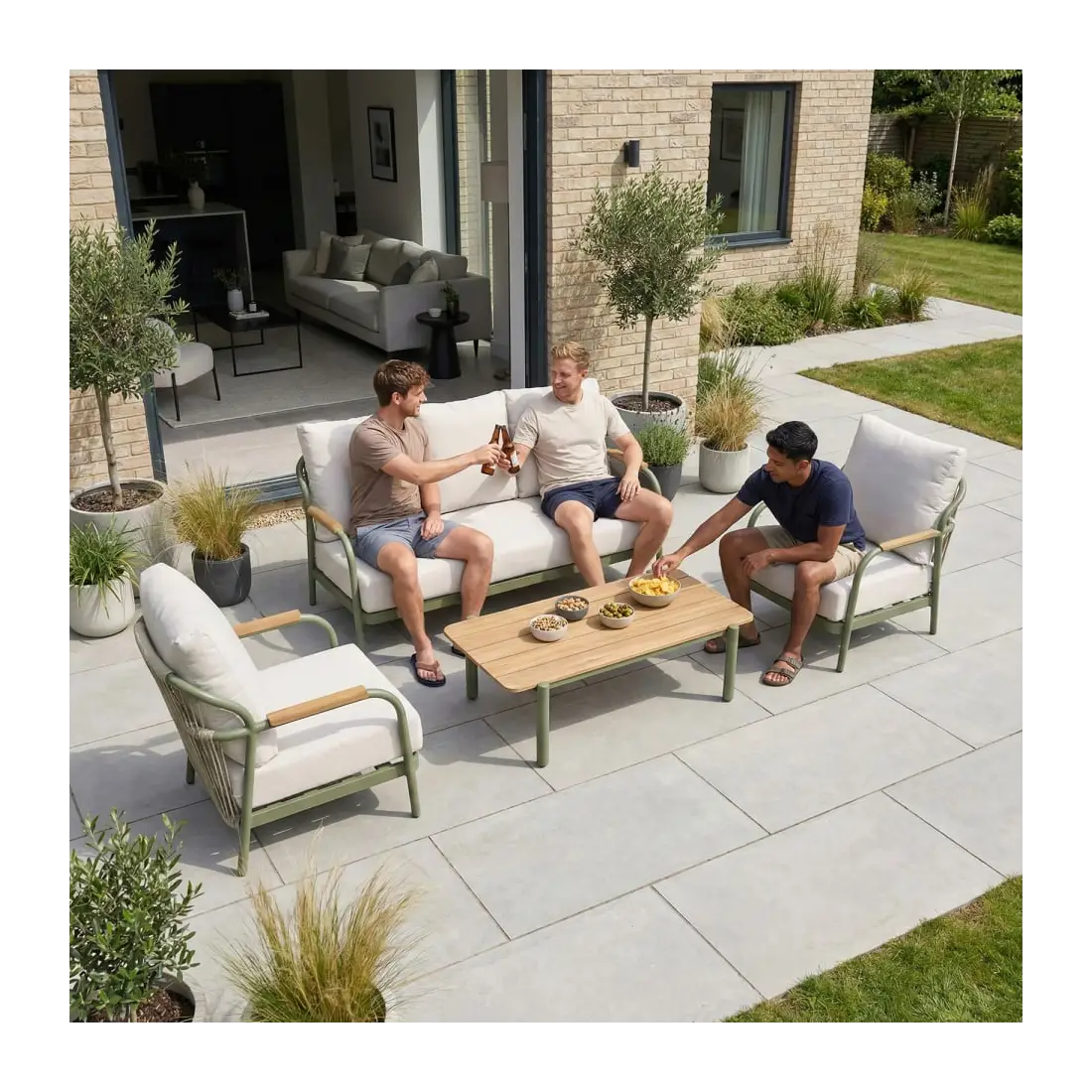 Ashley 3 Seater Sofa Set - Rectangular Coffee Table Ashley 3 Seater Sofa Set - Rectangular Coffee Table