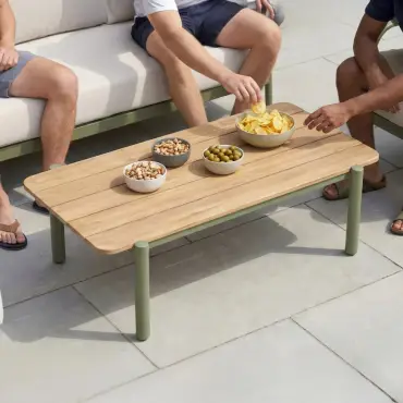 Ashley 3 Seater Sofa Set - Rectangular Coffee Table