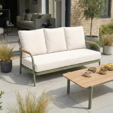 Ashley 3 Seater Sofa Set - Rectangular Coffee Table