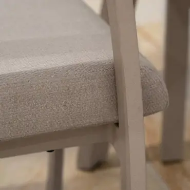 Leah 6 Seat Rectangular Aluminium Dining Set