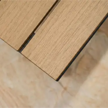 Leah Aluminium Wood Look 5 Piece Lounging Set