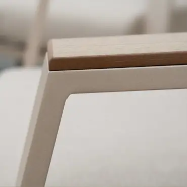 Leah 3 Seater Sofa Suite Aluminium Dining - Adjustable Rising Table