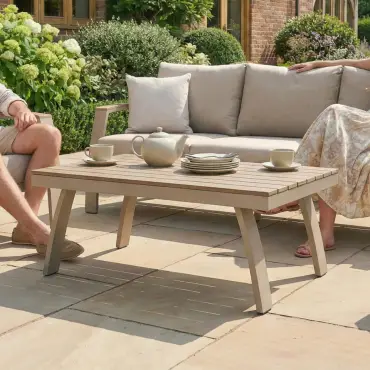 Leah Aluminium 3 Seater Sofa Lounging Set