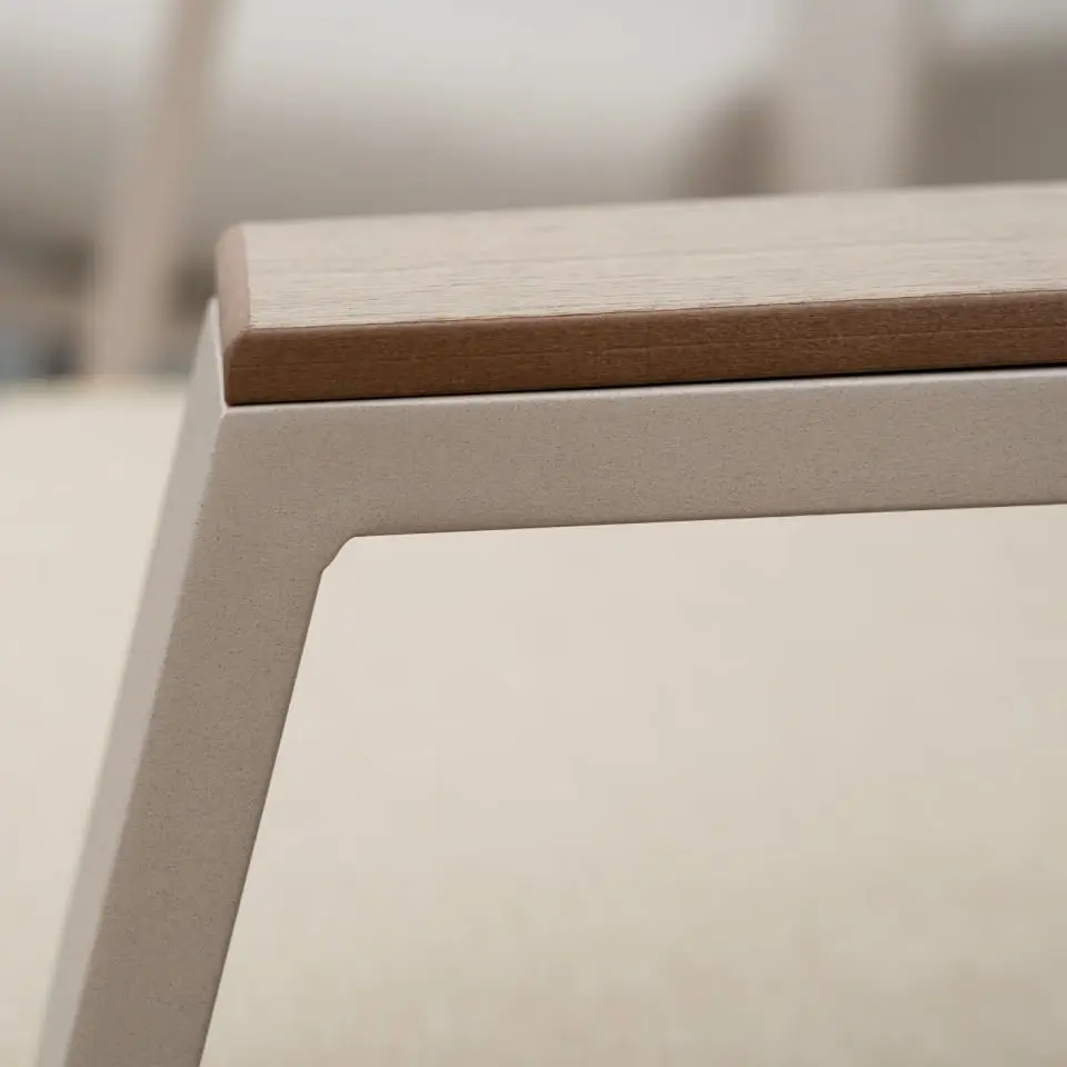 Leah Aluminium 3 Seater Sofa Lounging Set