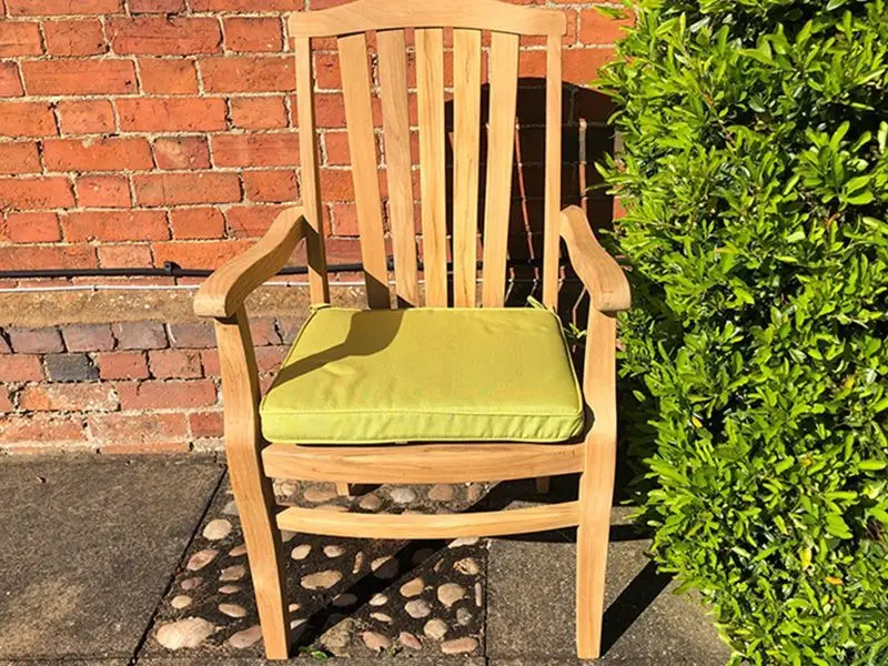 Large seat pad outdoor cushion