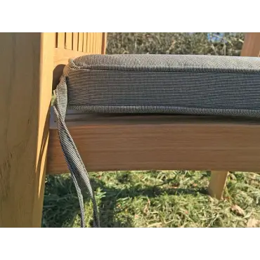 Large seat pad outdoor cushion