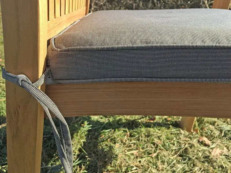 Large seat pad outdoor cushion