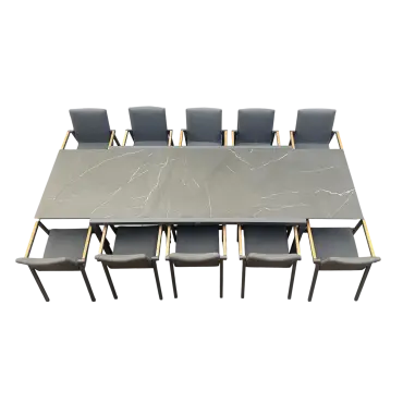 Mandalay Extending 10 Chair Dining Set
