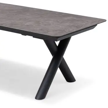 Maxim Extending Aluminium Dining Table