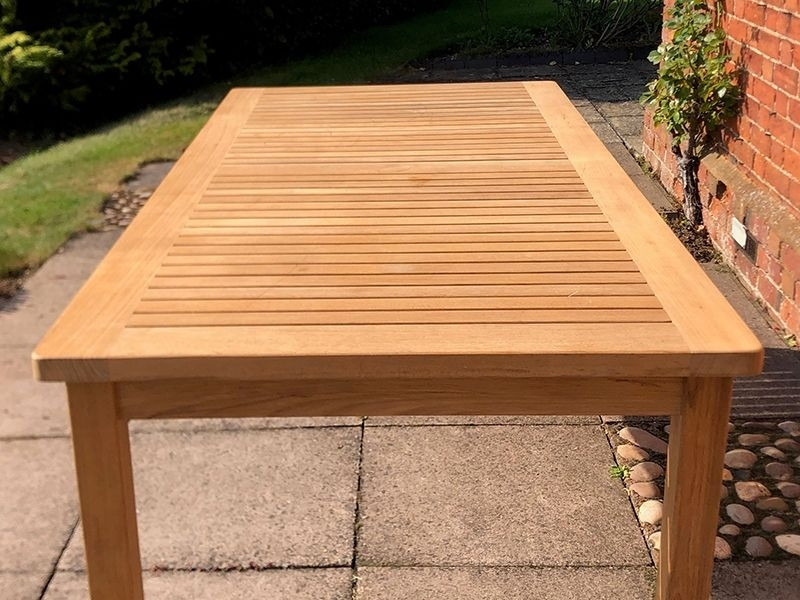 Adonis rectangular table - 190cm Teak Certified