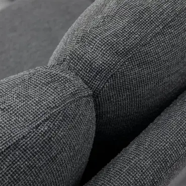 Ally Corner Fabric Aluminium Dining Set with Bench & Stool - Adjustable Rising Table in Graphite Grey