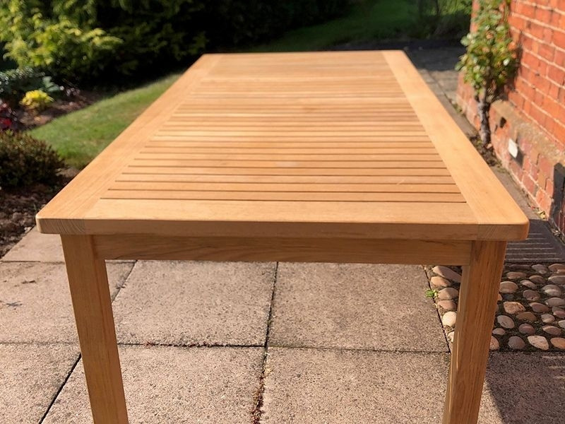 Adonis rectangular table - 190cm Teak Certified