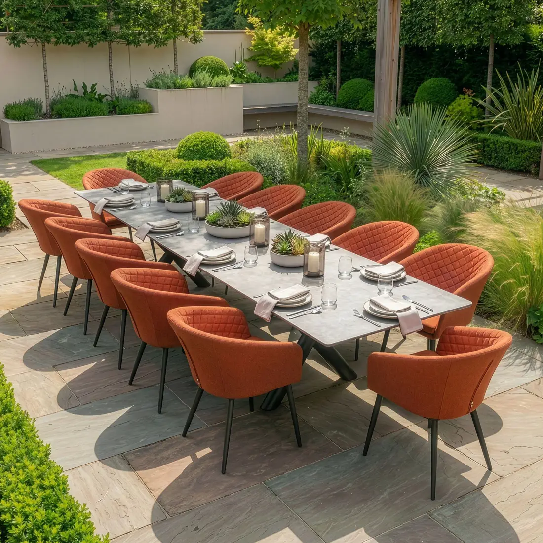 Ambition 8-12 Seat Maxim Extending Dining Set Ambition 8-12 Seat Maxim Extending Dining Set