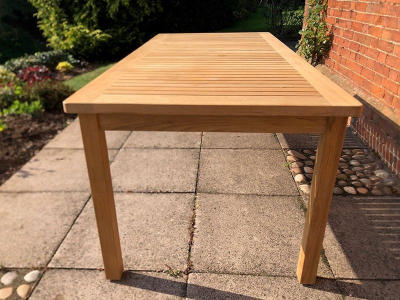 Adonis rectangular table - 190cm Teak Certified