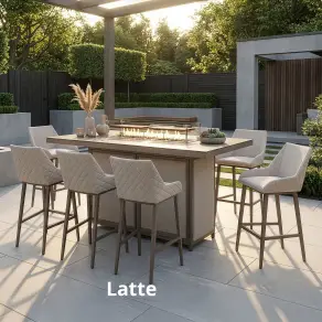 Regal 8 Seat Bar Set Fire Pit