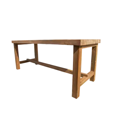 Himalayan Teak 3.5m Counter Bar Table | Sustainable Outdoor Bar
