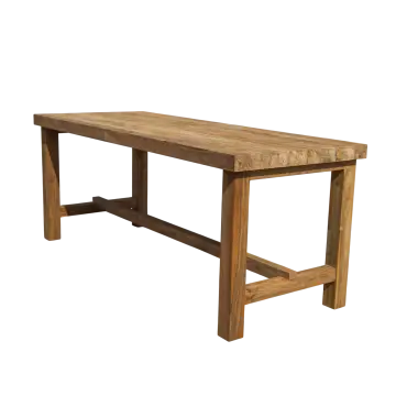 Himalayan Teak 3.5m Counter Bar Table | Sustainable Outdoor Bar