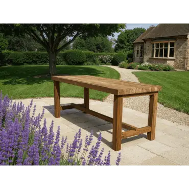 Himalayan Teak 3.5m Counter Bar Table | Sustainable Outdoor Bar