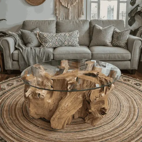 Naga Round Coffee Table