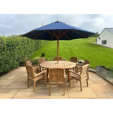Bambrella 3.5m dia garden Parasol