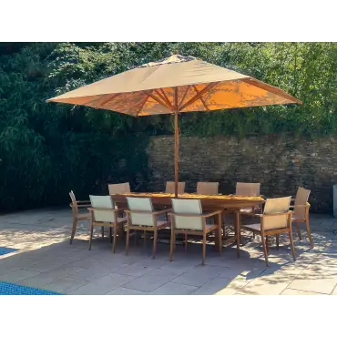 Bambrella 3.5m x 2.5m Rectangular garden Parasol