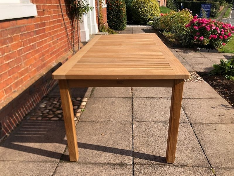 Adonis rectangular table - 190cm Teak Certified