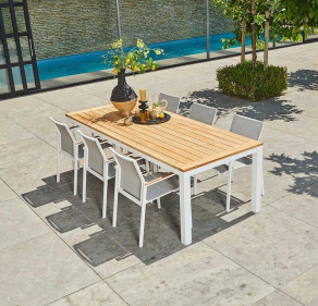Vari 180 Teak Table  Set  - 10